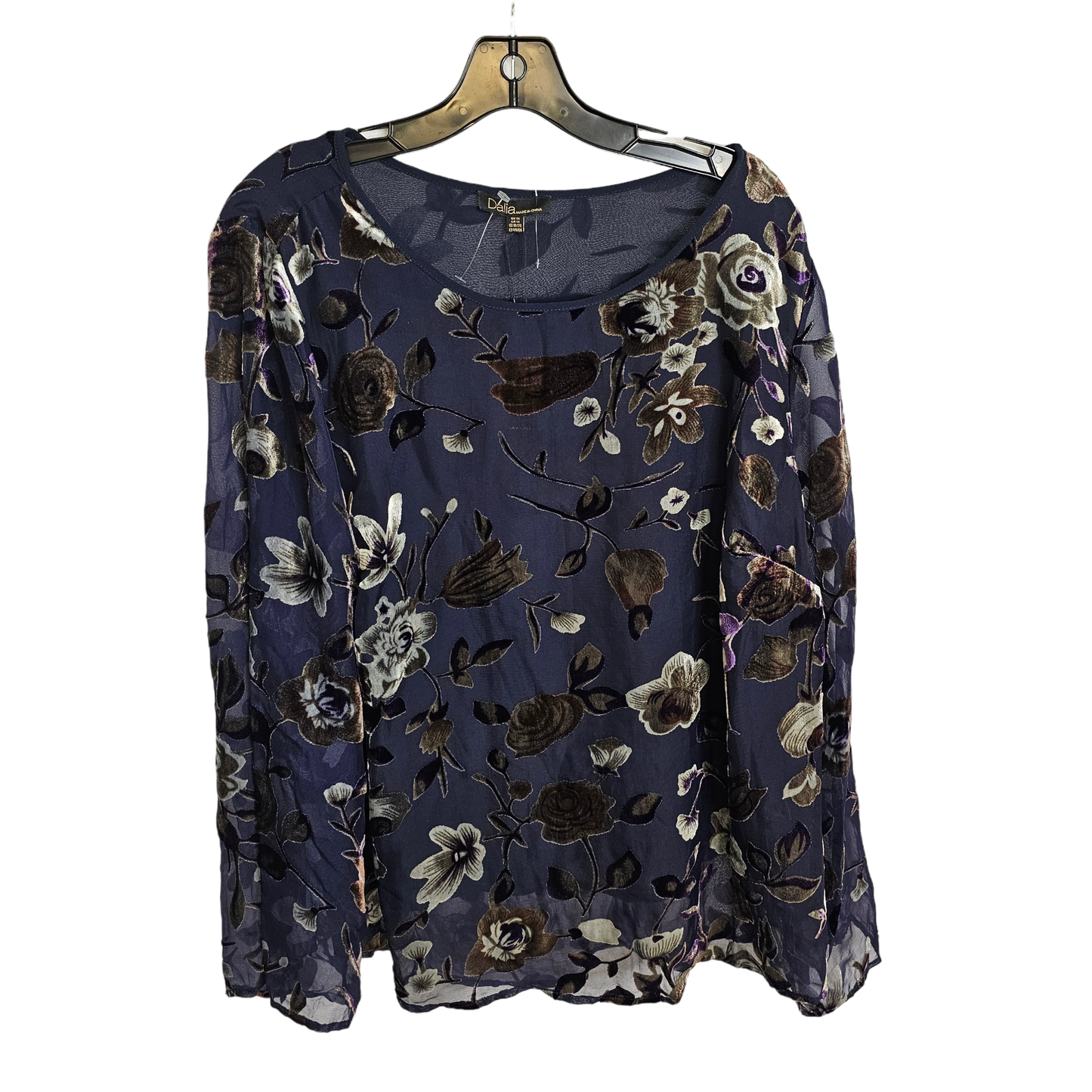 Top Long Sleeve By Dalia  Size: 1x