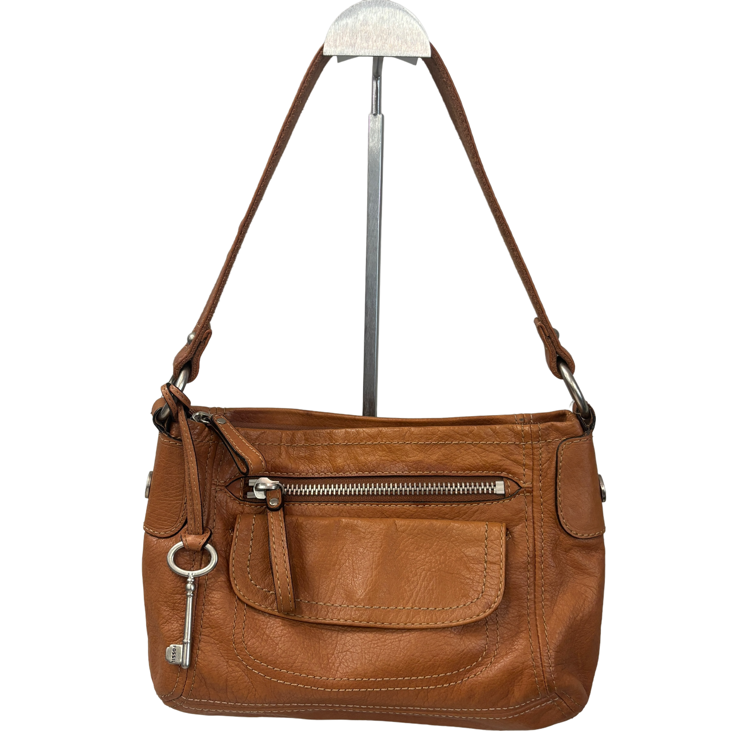 Crossbody Leather By Fossil  Size: Medium