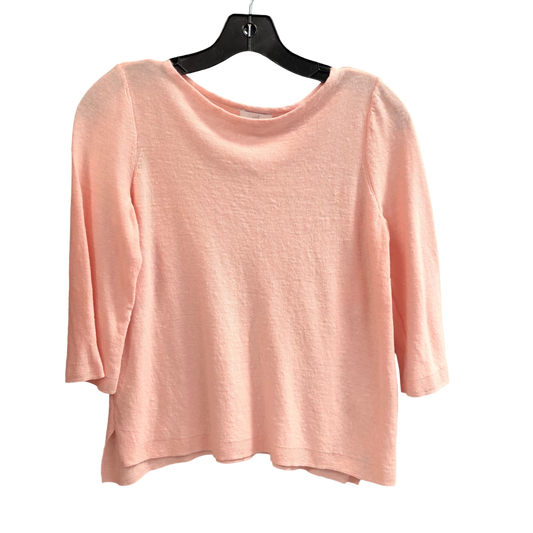 Top 3/4 Sleeve By J. Jill In Pink, Size: Xs