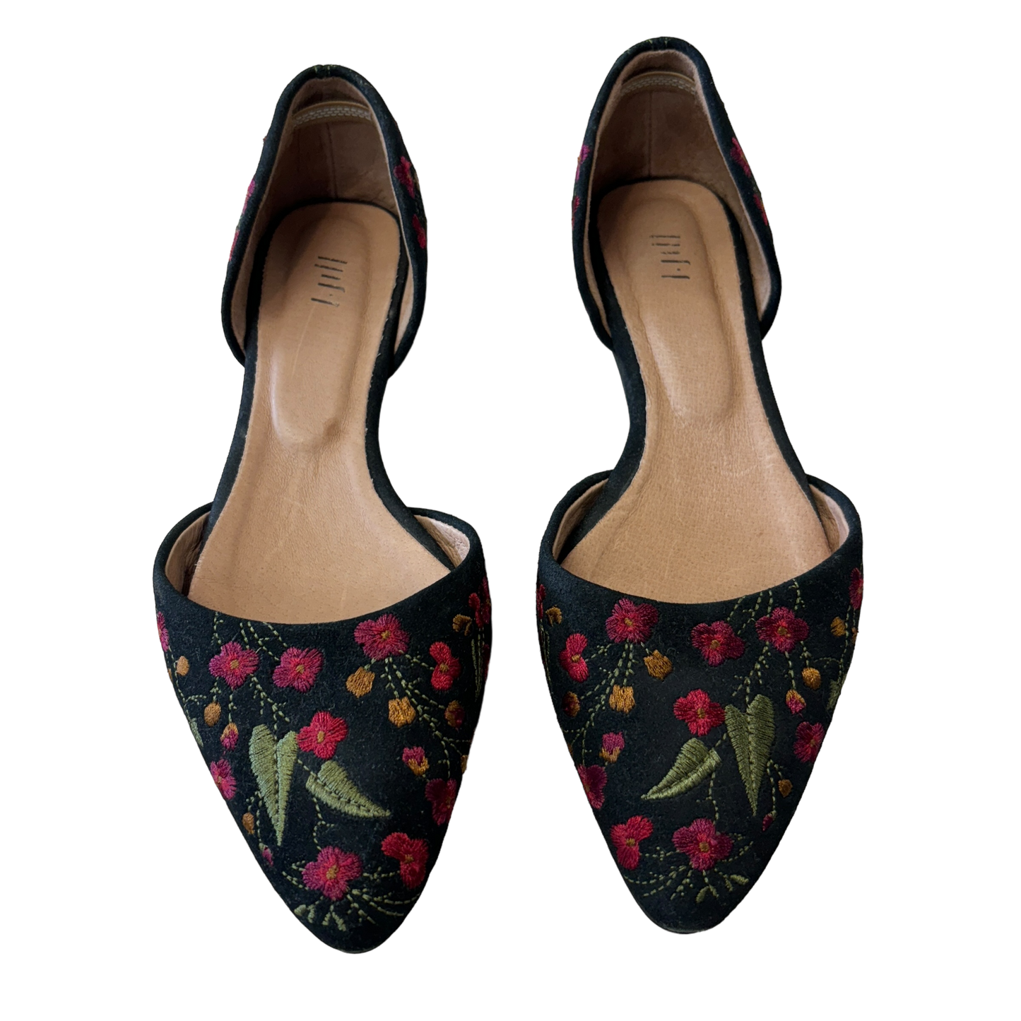 Floral Print Shoes Flats J. Jill, Size 6.5