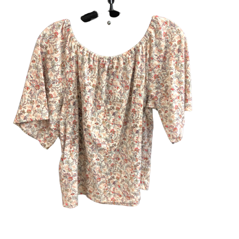 Paisley Print Top Short Sleeve Loft, Size S