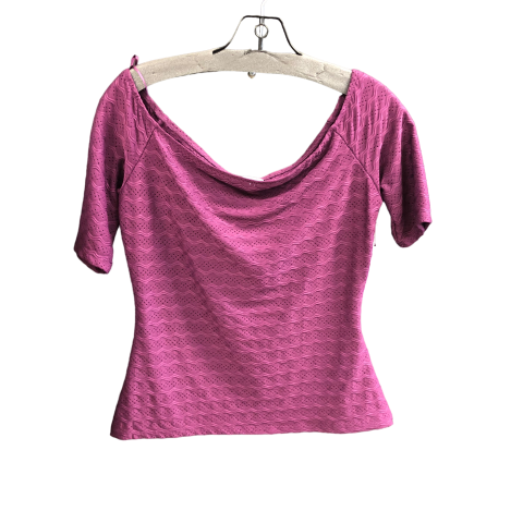 Purple Top Short Sleeve Guess, Size M