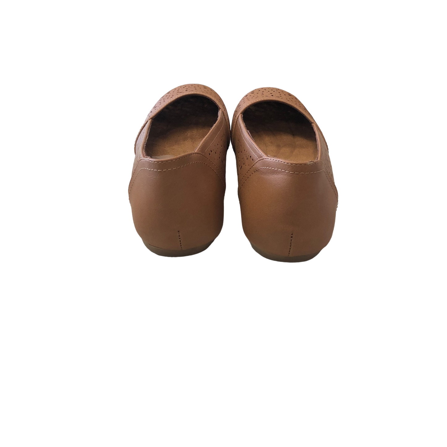 Tan Shoes Flats Ballet Easy Street, Size 7