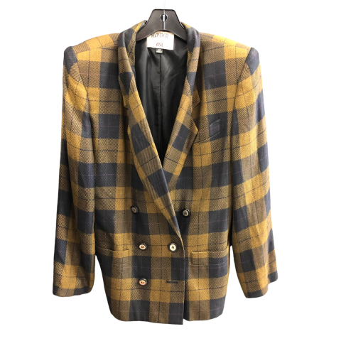 Blazer By Kasper In Plaid Pattern, Size: 12