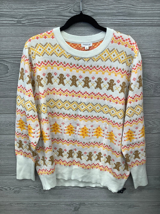 Sweater By Cmc In Cream, Size: 1x