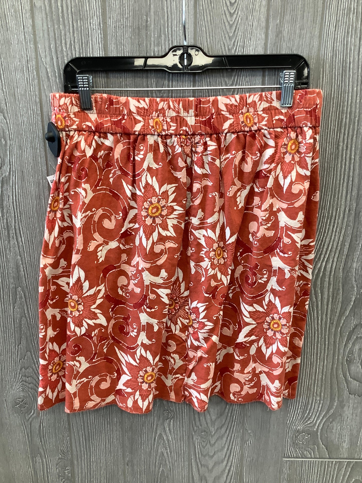 Orange Skirt Mini & Short Loft, Size 8