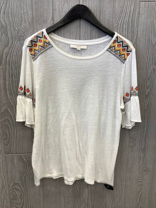 Top Short Sleeve By Loft  Size: L