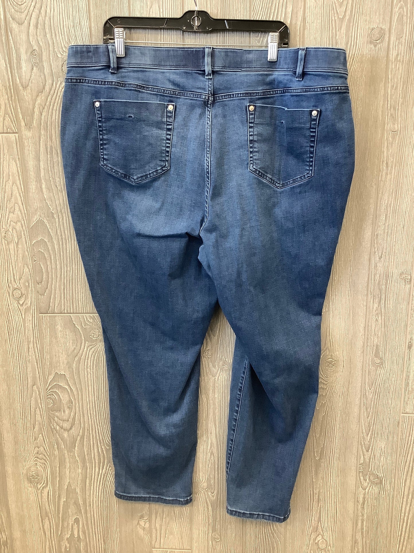 Jeans Skinny By J. Jill In Blue Denim, Size: 22