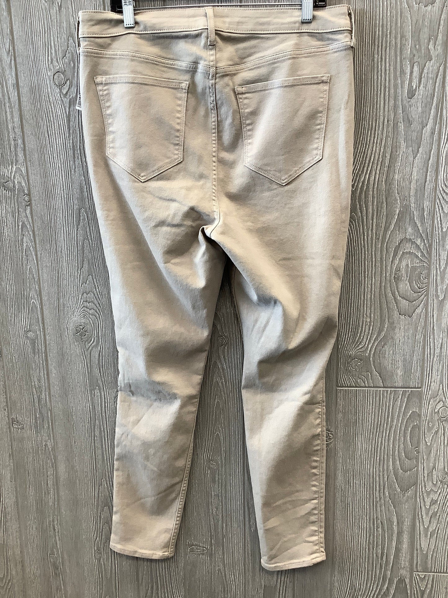 Tan Denim Jeans Skinny Old Navy, Size 16