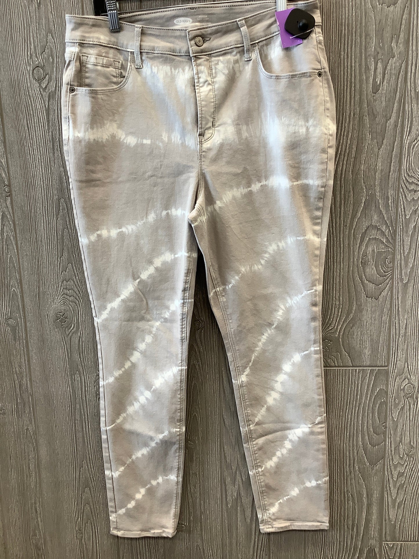 Grey Jeans Skinny Old Navy, Size 16