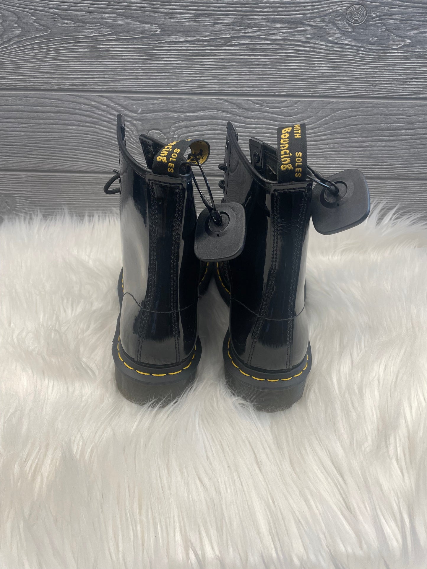 Black Boots Combat Dr Martens, Size 10