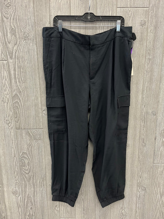 Black Pants Joggers A New Day, Size 16