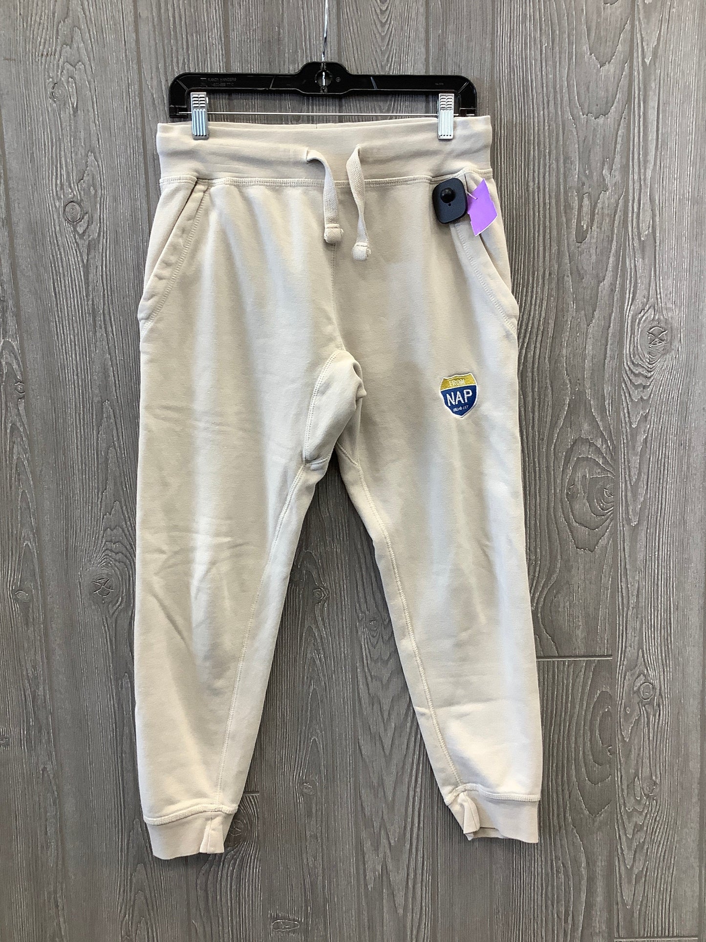Cream Athletic Pants Clothes Mentor, Size S