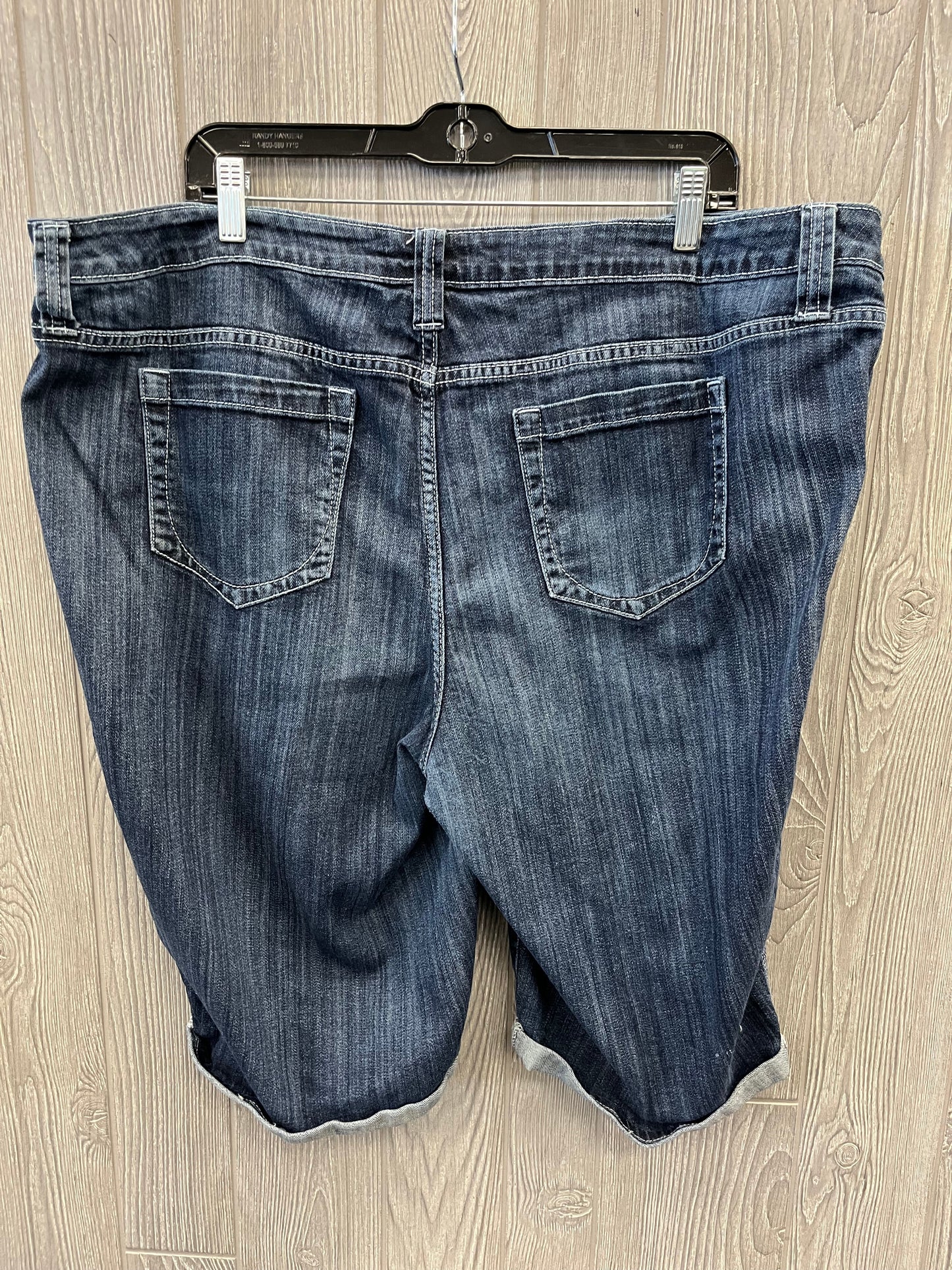 Shorts By Ana In Blue Denim, Size: 22