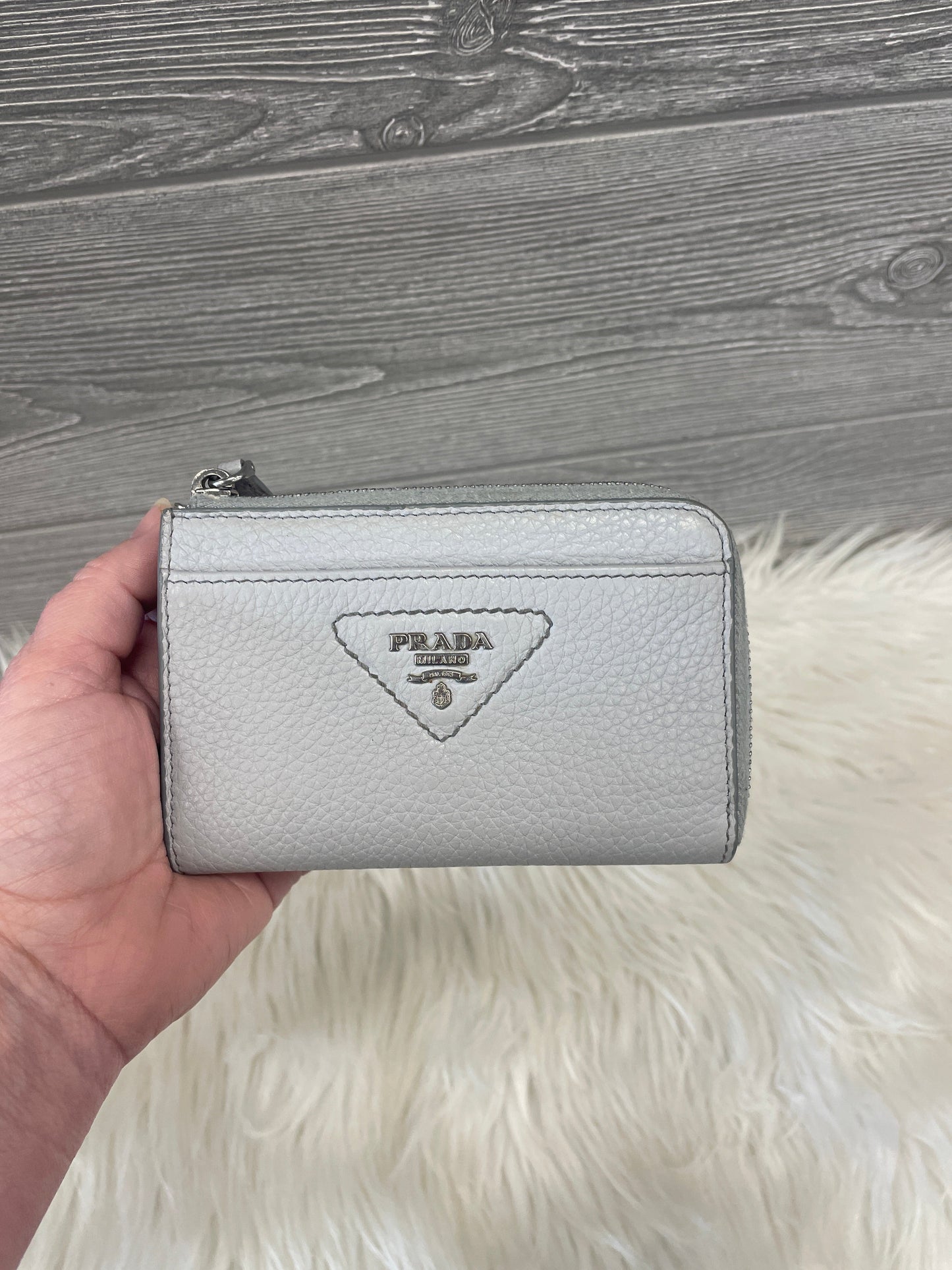 Coin Purse Luxury Designer Prada, Size Medium