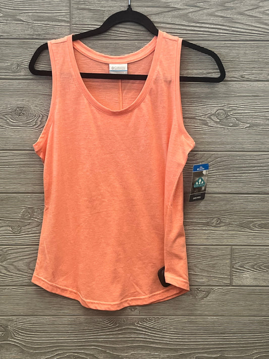 Orange Athletic Tank Top Columbia, Size S