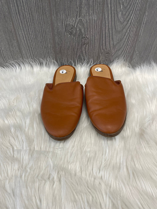 Brown Shoes Flats Gap, Size 8
