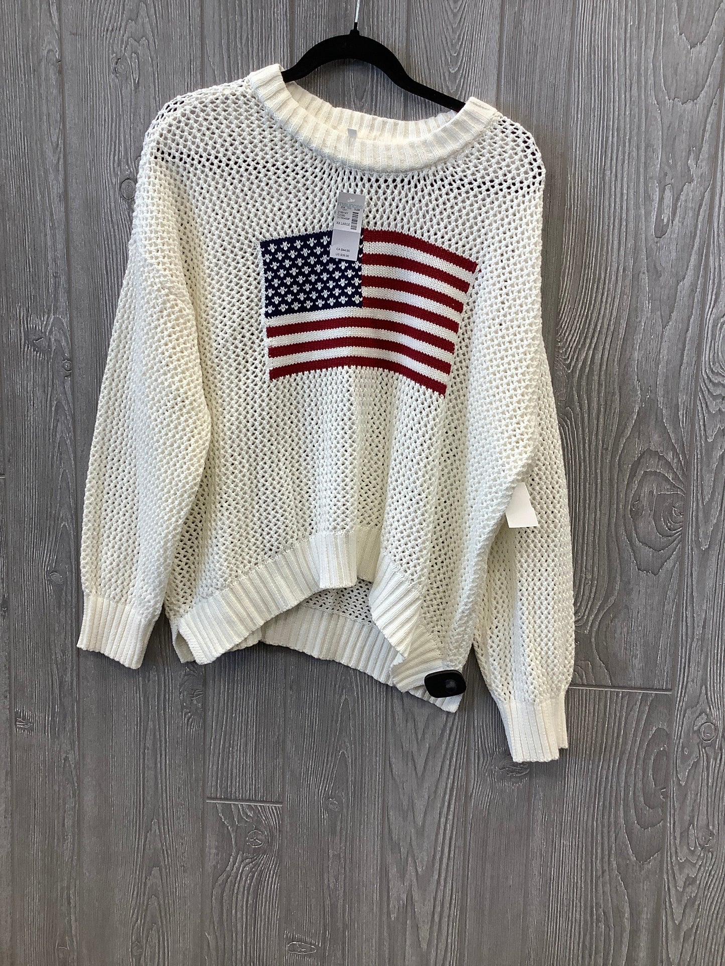 Cream Sweater Maurices, Size Xxl