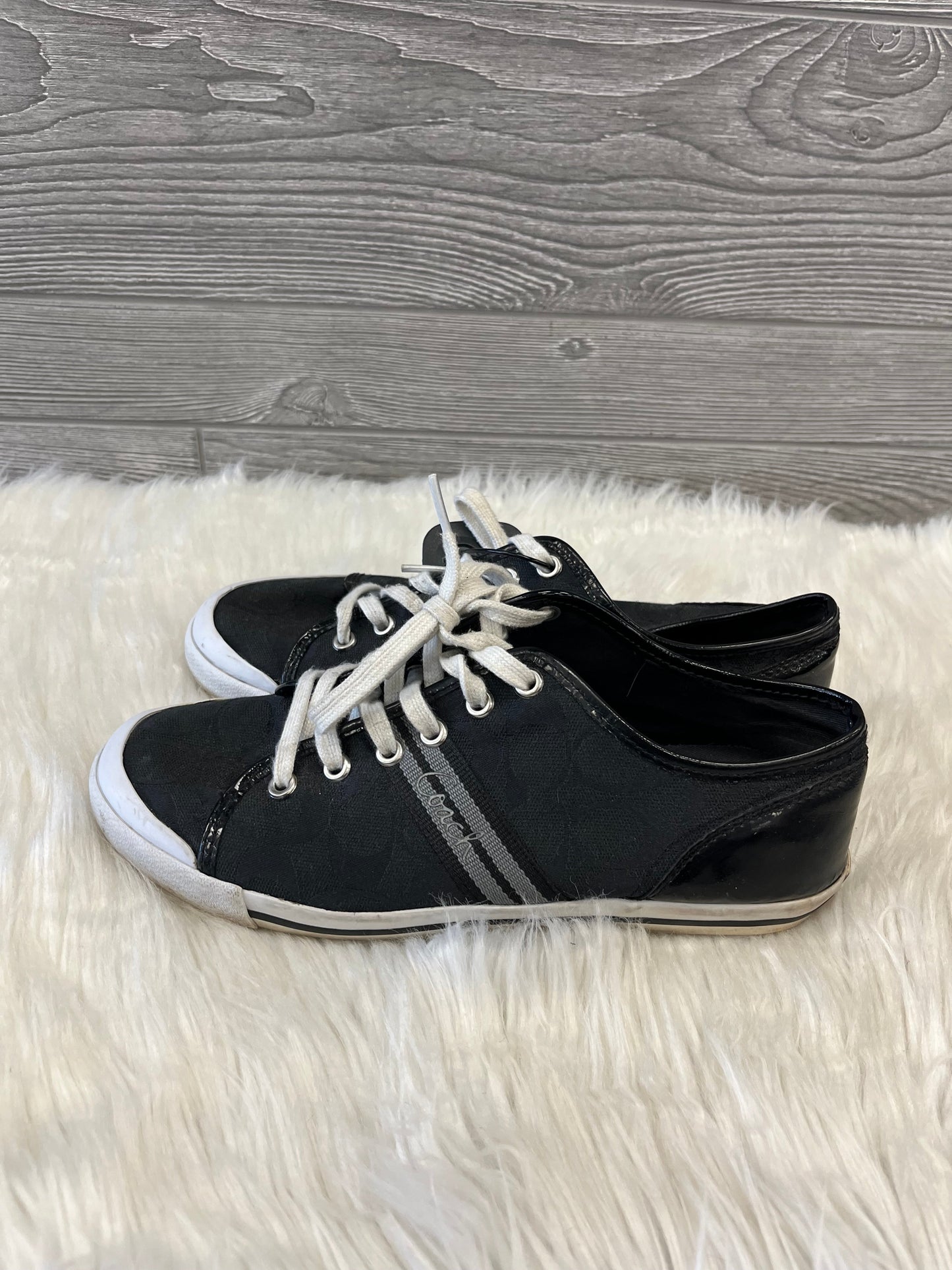 Shoes Sneakers By Coach In Black, Size: 10