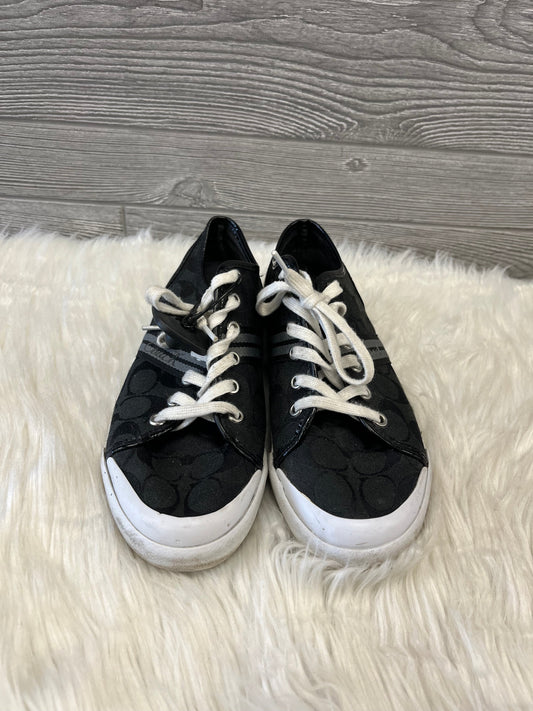 Shoes Sneakers By Coach In Black, Size: 10