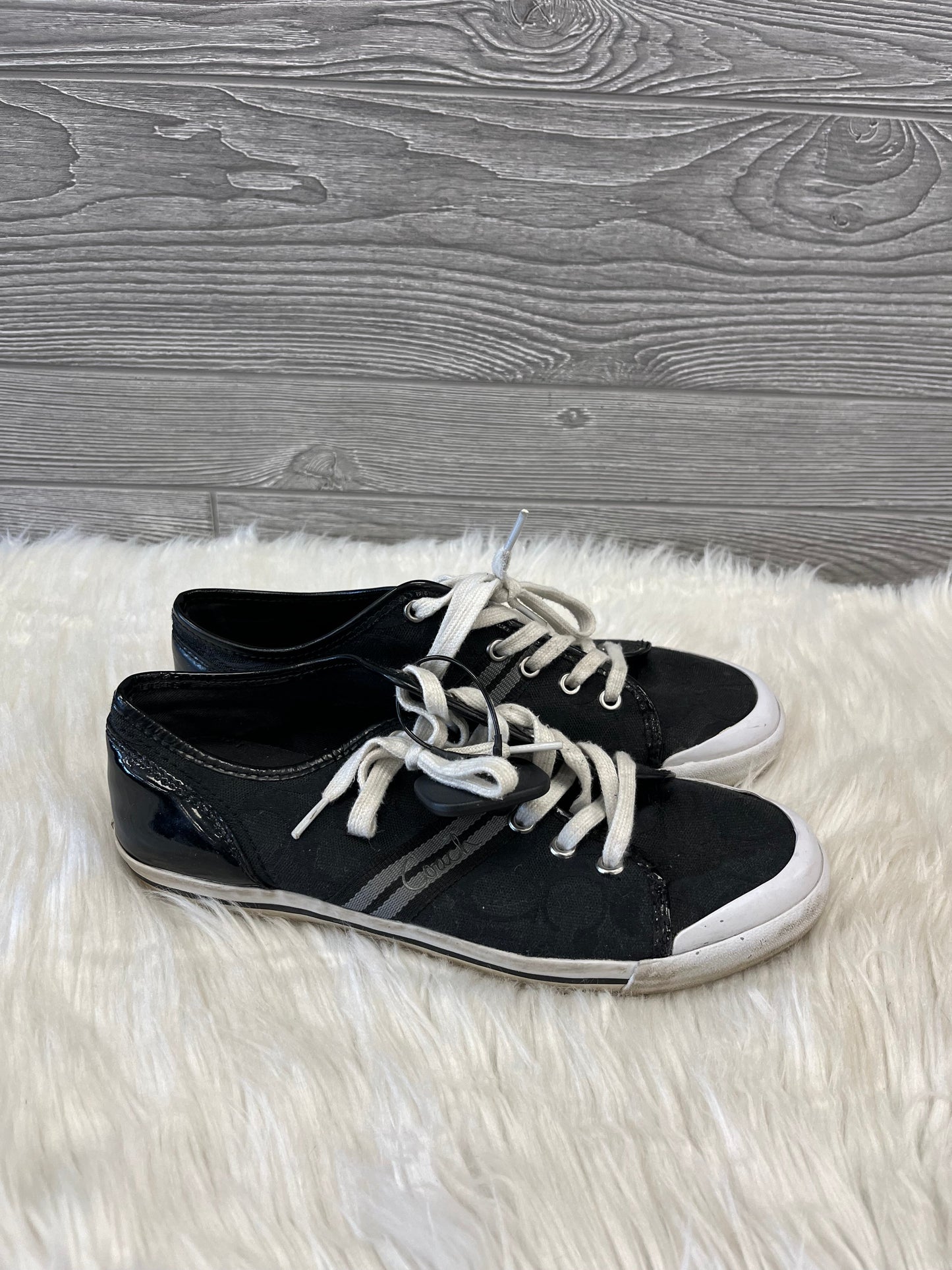 Shoes Sneakers By Coach In Black, Size: 10