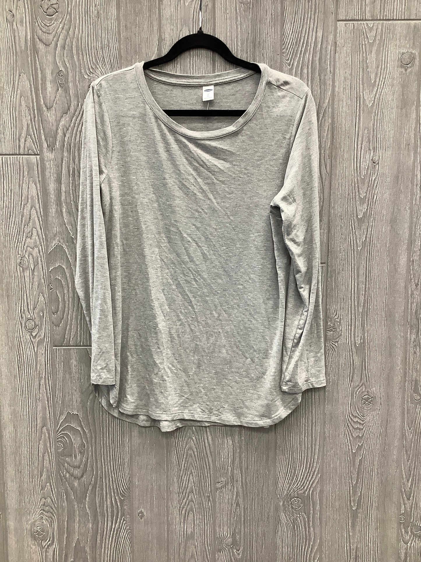 Grey Top Long Sleeve Old Navy, Size M