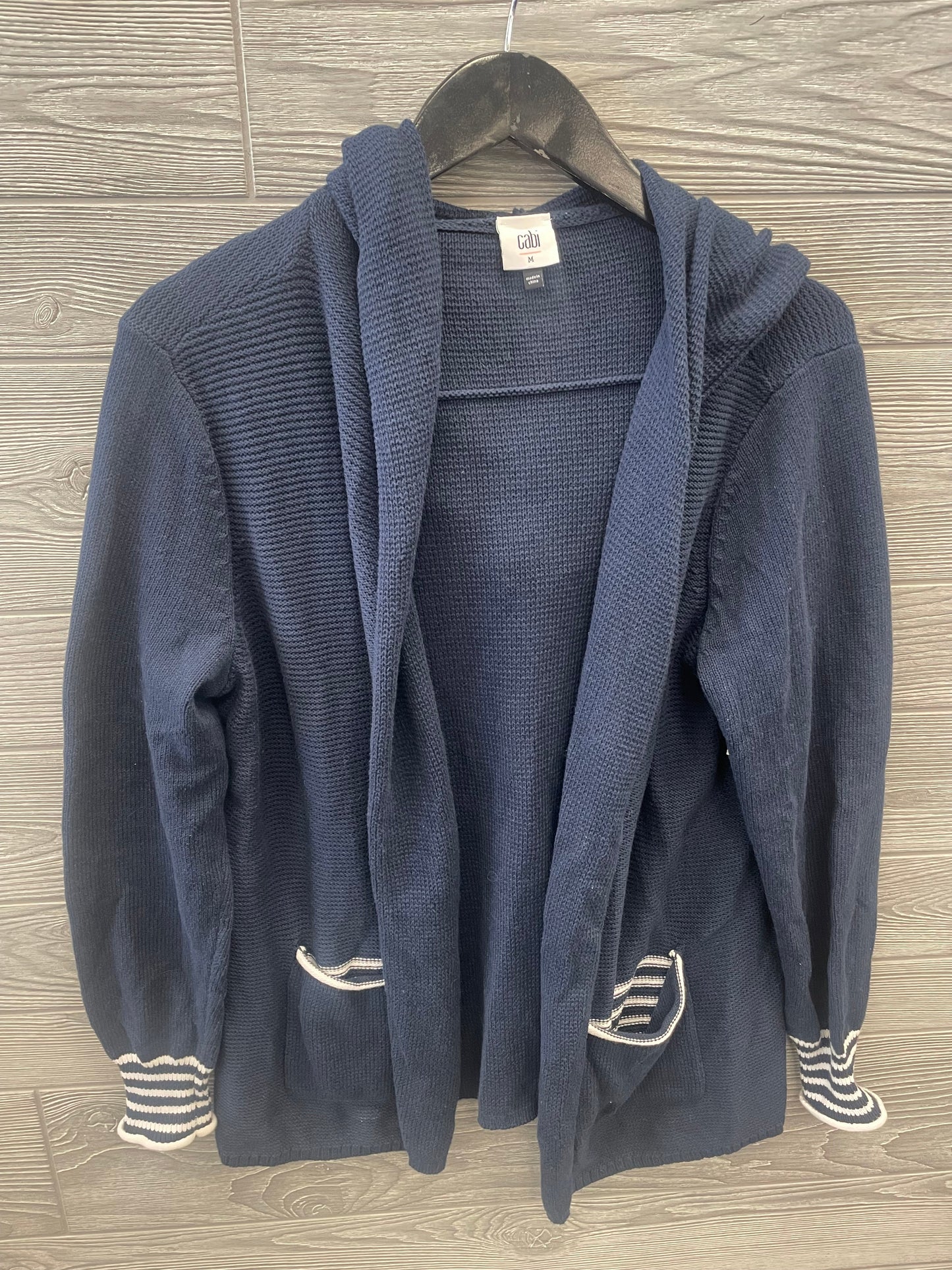 Navy Sweater Cardigan Cabi, Size M