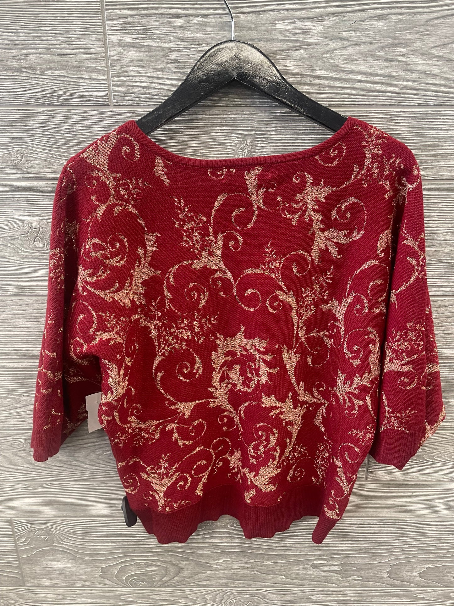 Red Sweater By Design, Size Xl