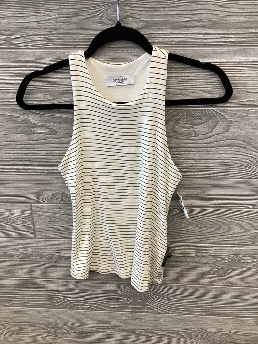 Top Sleeveless By Clothes Mentor In White, Size: S