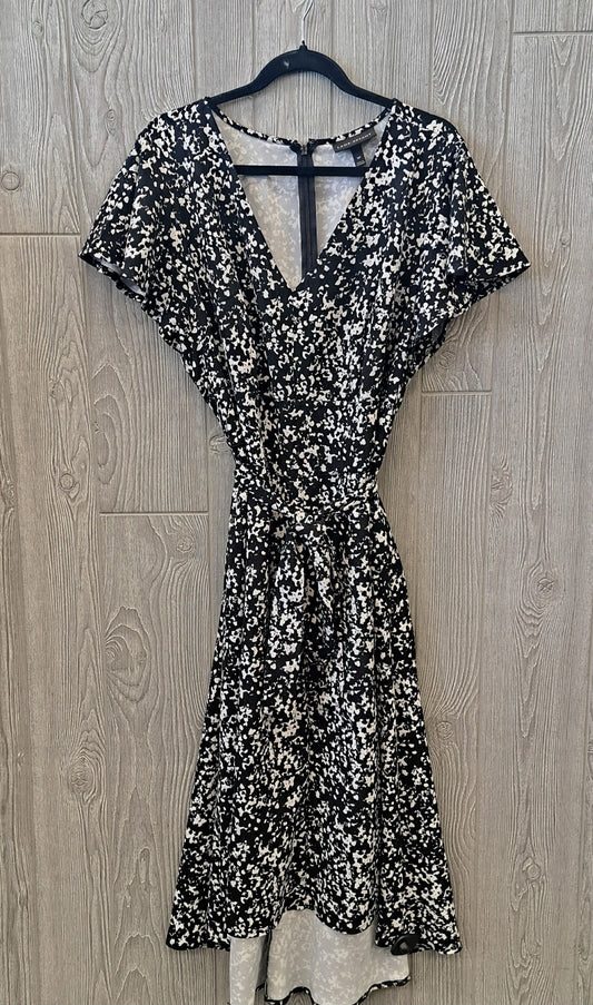 Black & White Dress Casual Midi Lane Bryant, Size Xxl