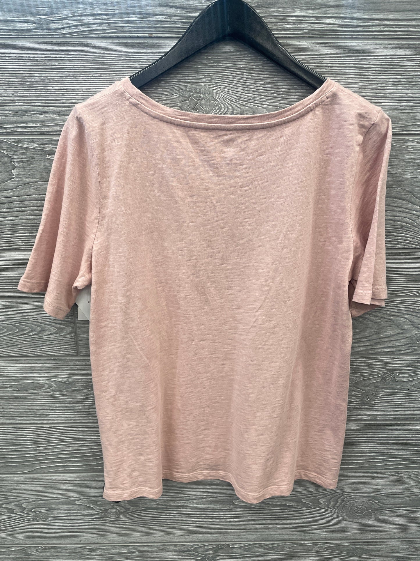 Top Short Sleeve By Talbots In Pink, Size: Petite L