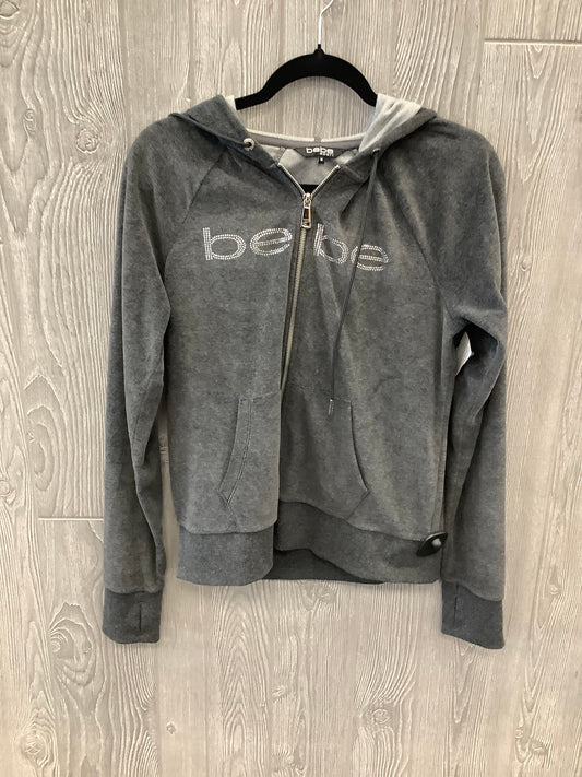 Grey Sweatshirt Hoodie Bebe Sport, Size M