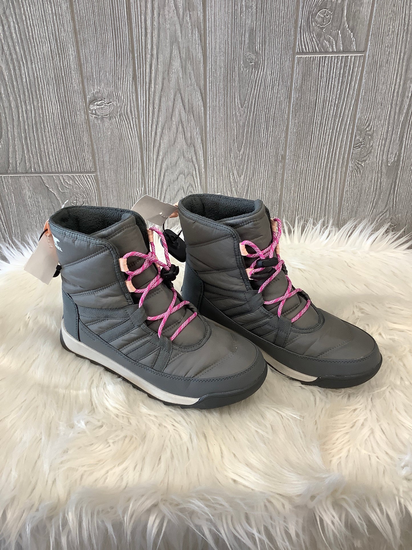 Grey Boots Snow Sorel, Size 7