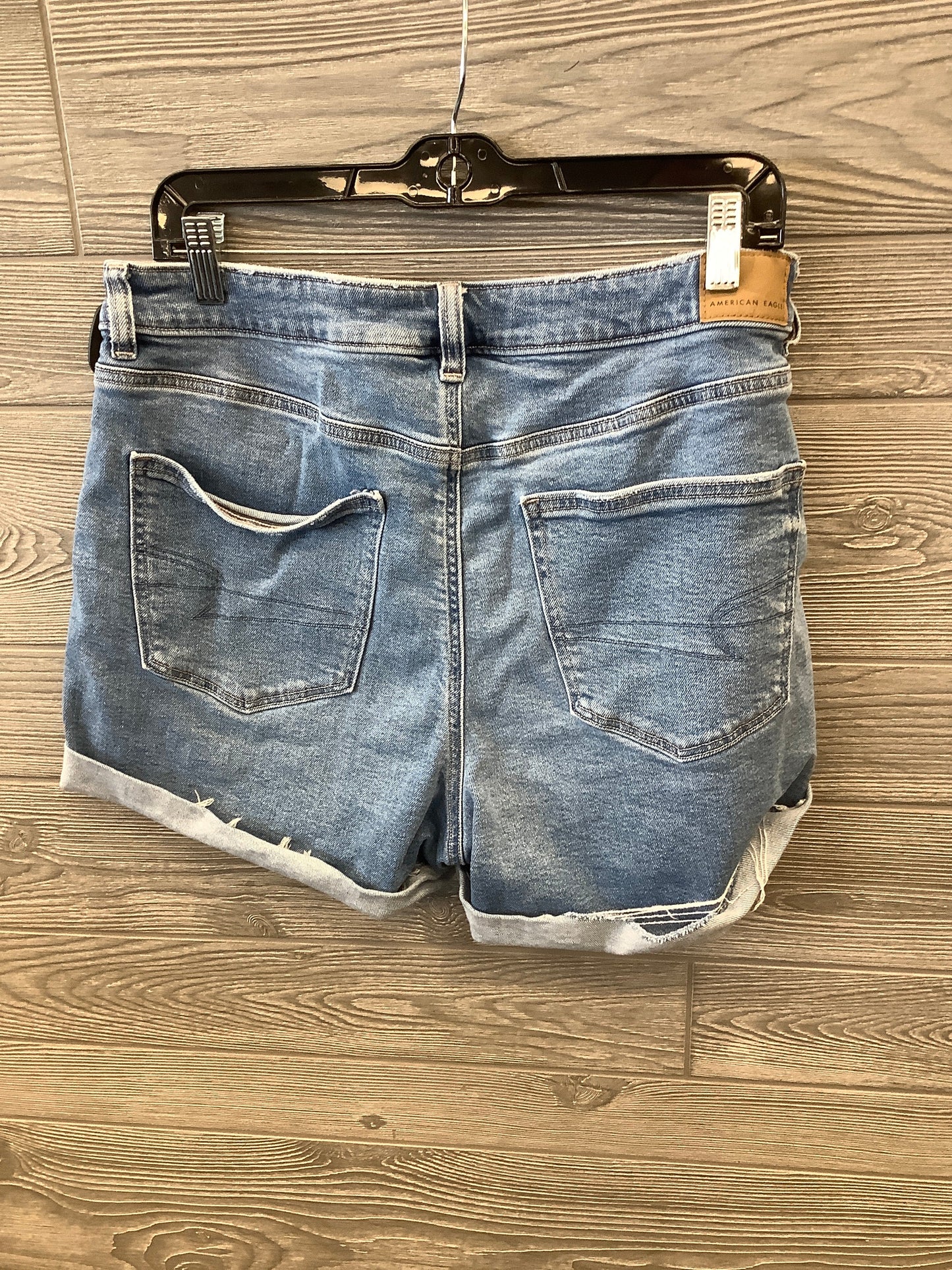 Shorts By American Eagle In Blue Denim, Size: 12