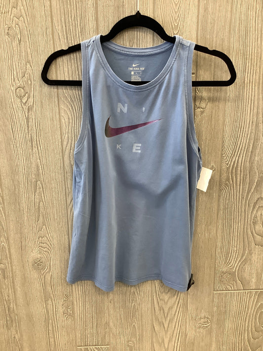 Top Sleeveless By Nike Apparel In Blue, Size: M