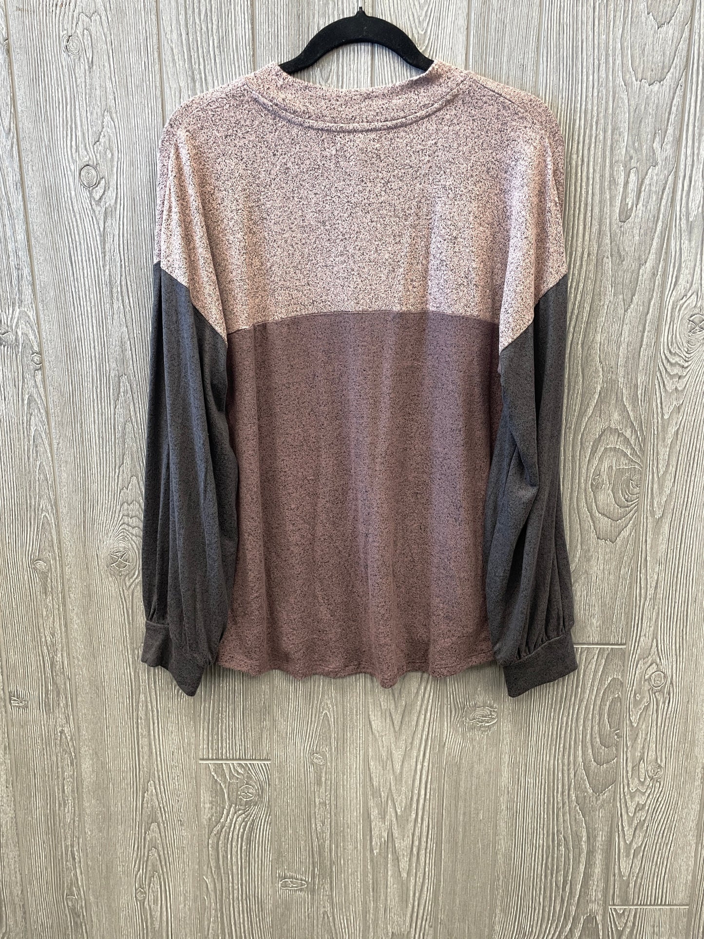 Top Long Sleeve By Maurices In Mauve, Size: Xl