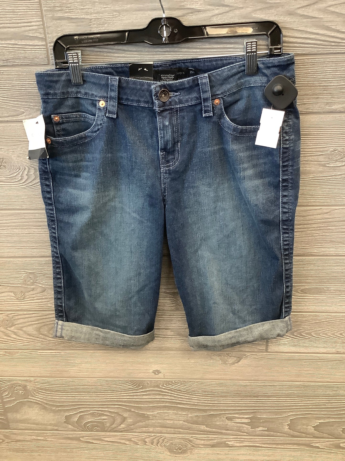 Shorts By Calvin Klein In Blue Denim, Size: 8