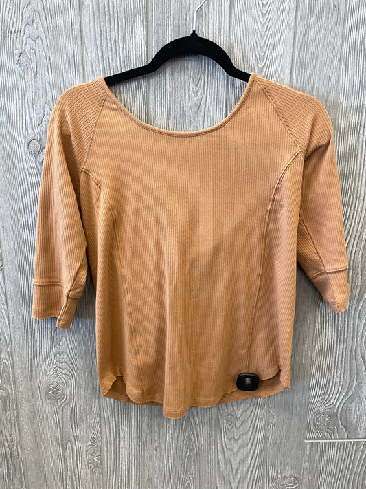 Top 3/4 Sleeve By Maurices In Brown, Size: L