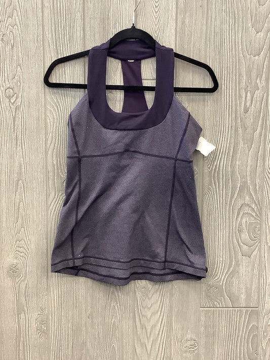 Athletic Tank Top By Lululemon In Purple, Size: M