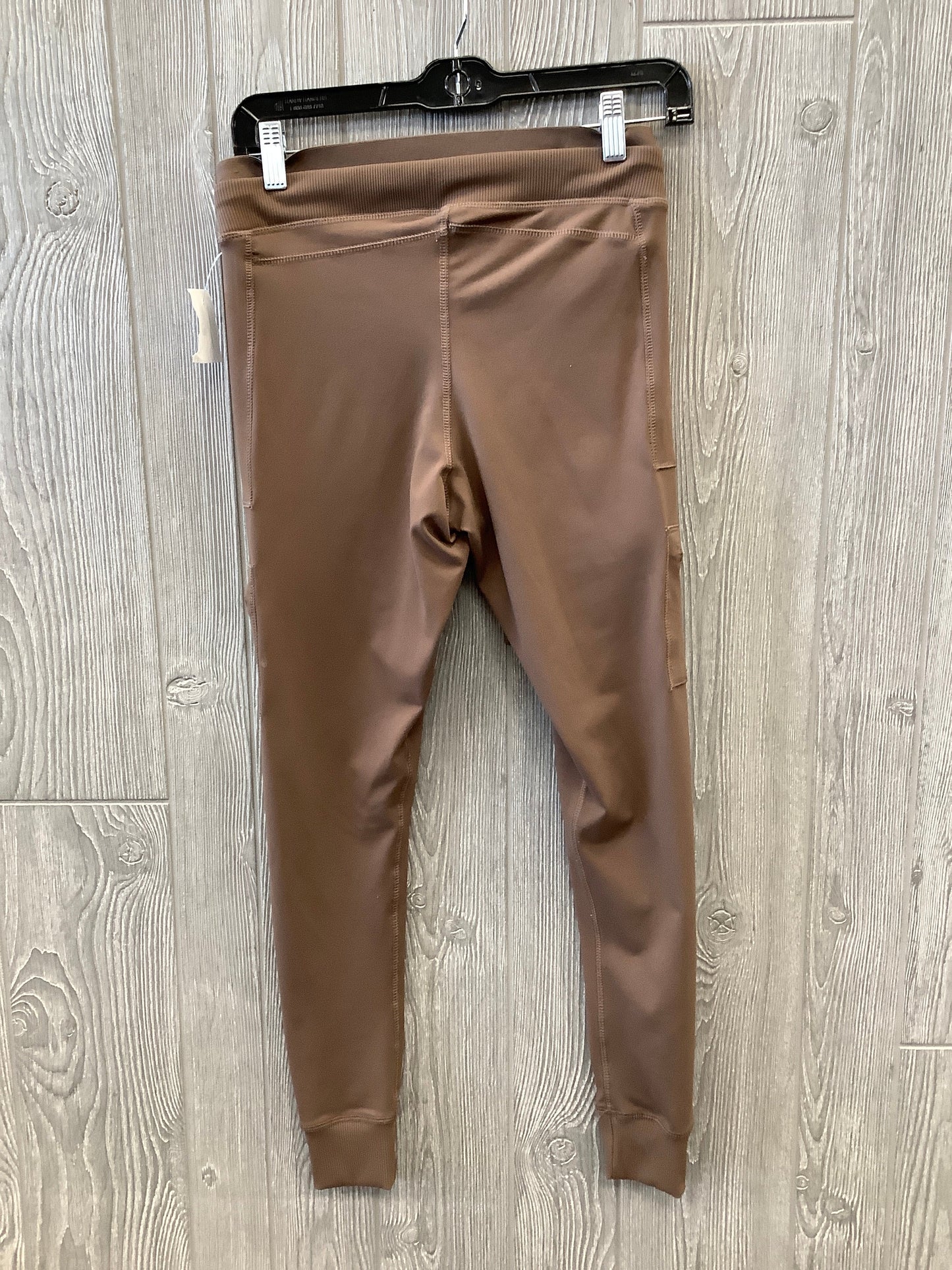 Athletic Pants By Mono B In Brown, Size: M