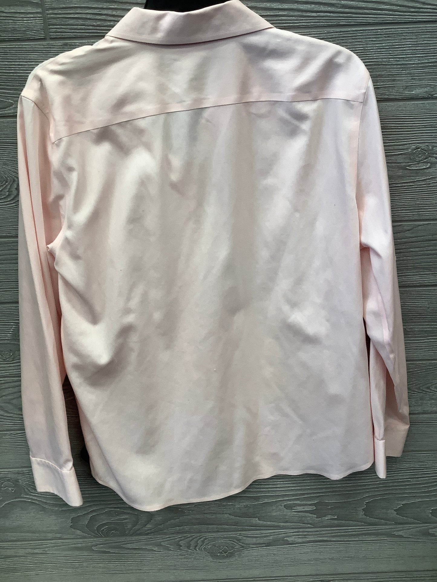 Top Long Sleeve By Jones New York In Pink, Size: L