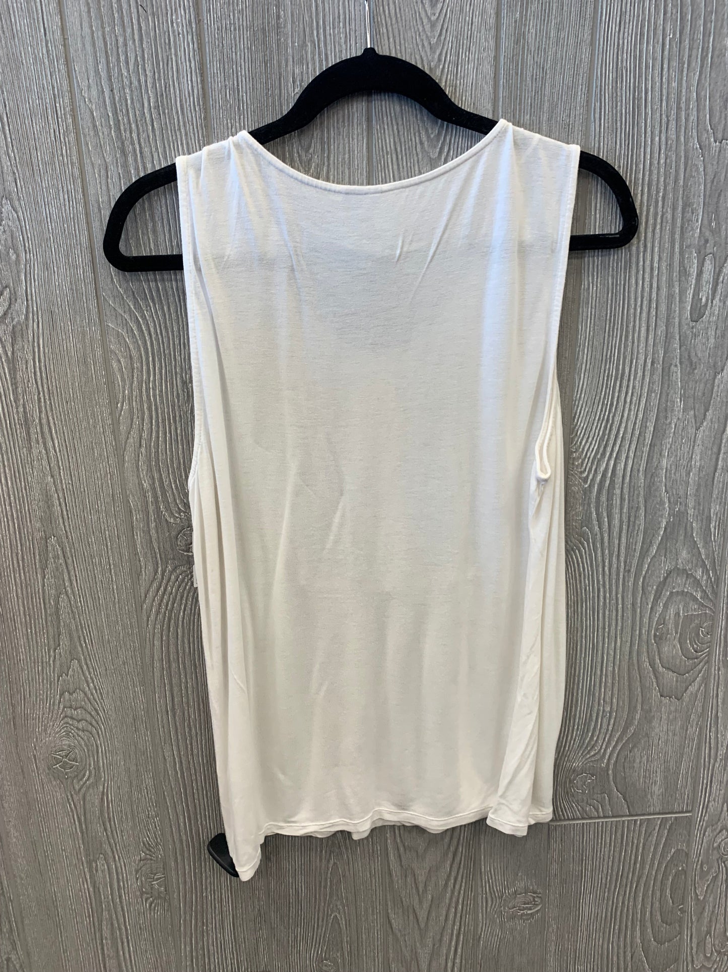 Top Sleeveless By Elle In White, Size: Xl