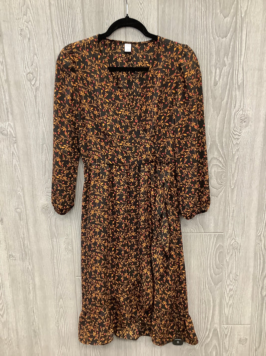 Dress Casual Midi By Old Navy In Black, Size: S