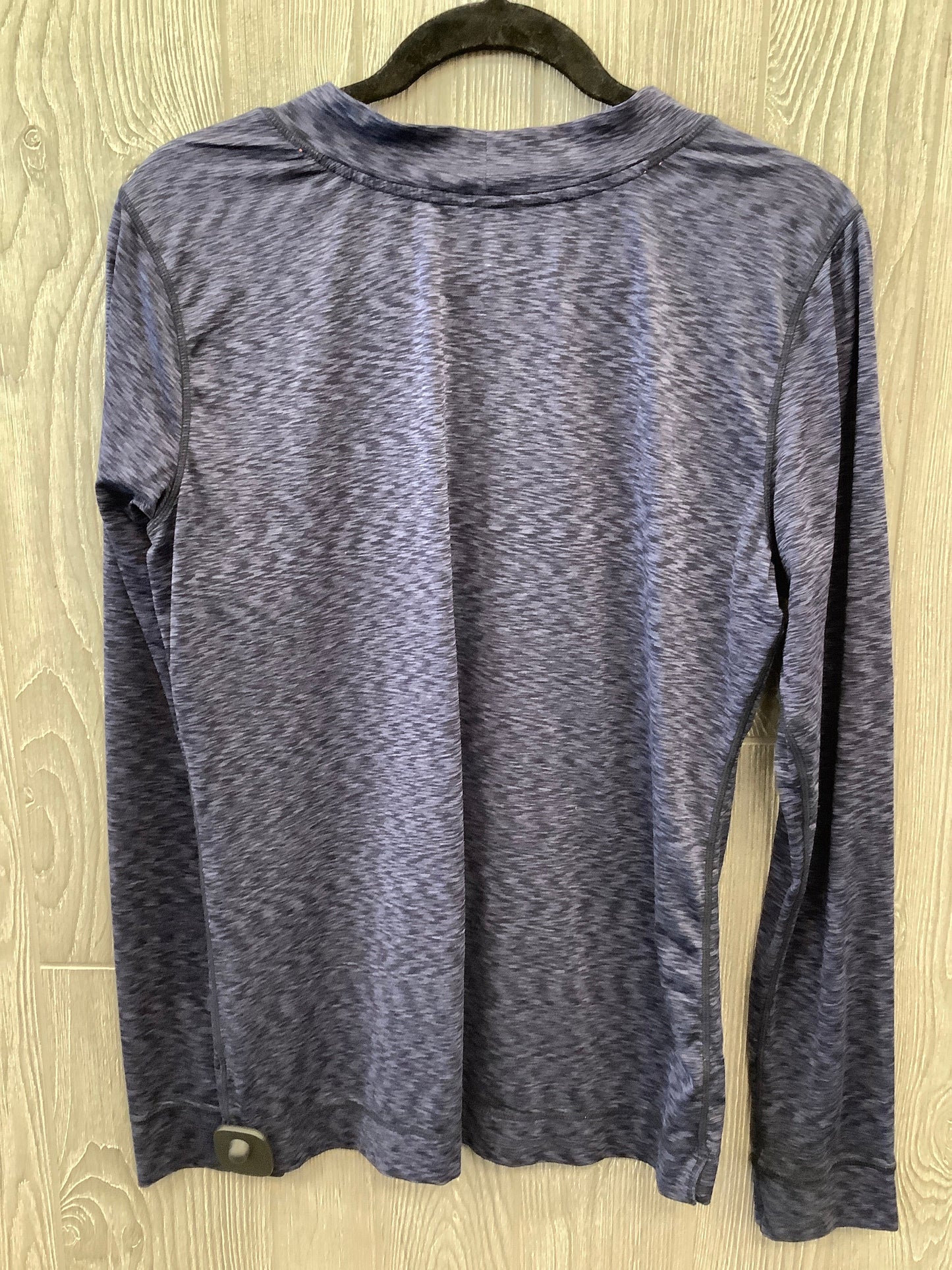 Athletic Top Long Sleeve Crewneck By Cuddl Duds In Blue, Size: Xl