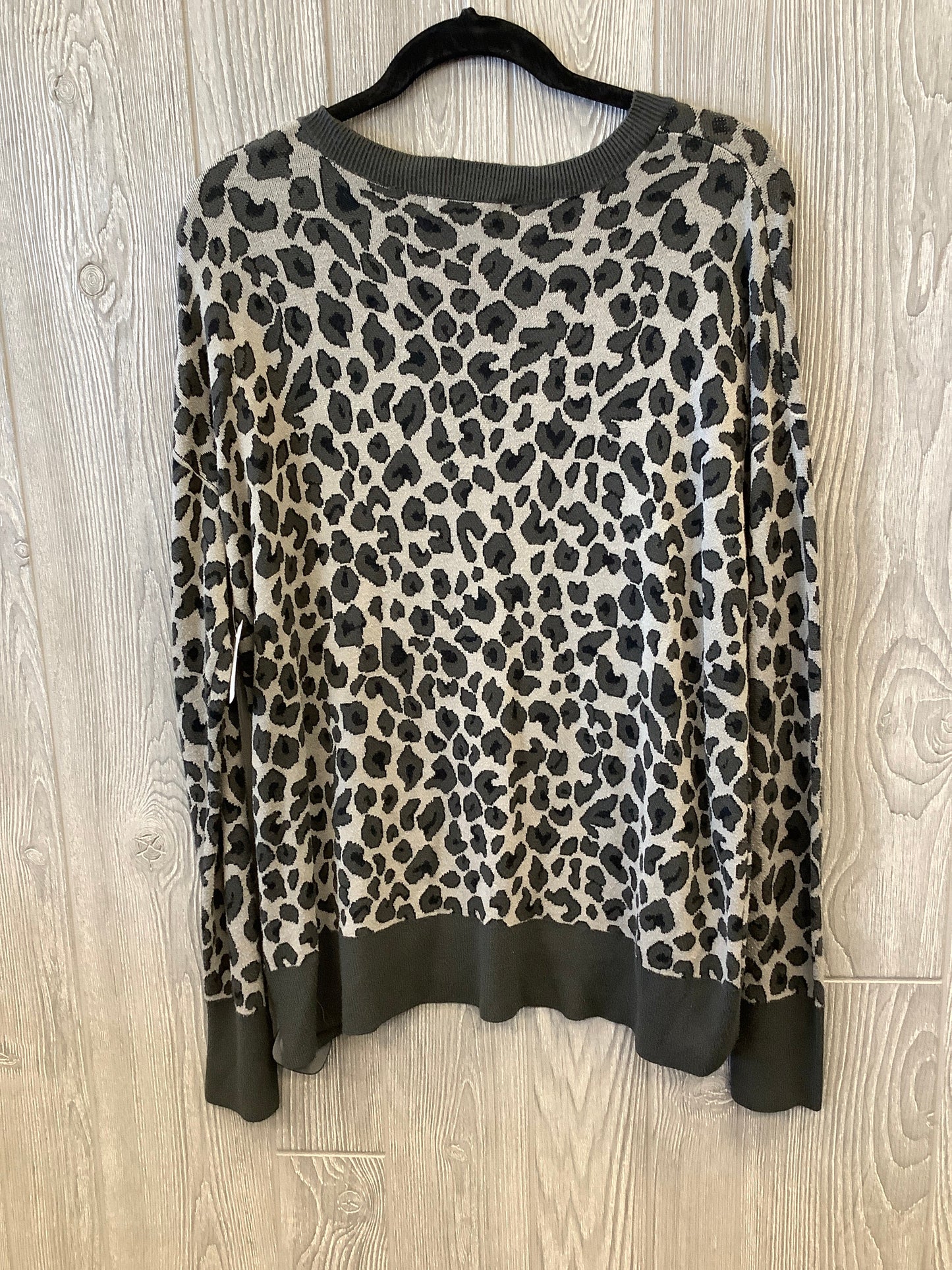 Sweater By Isaac Mizrahi Live Qvc In Grey, Size: Xl