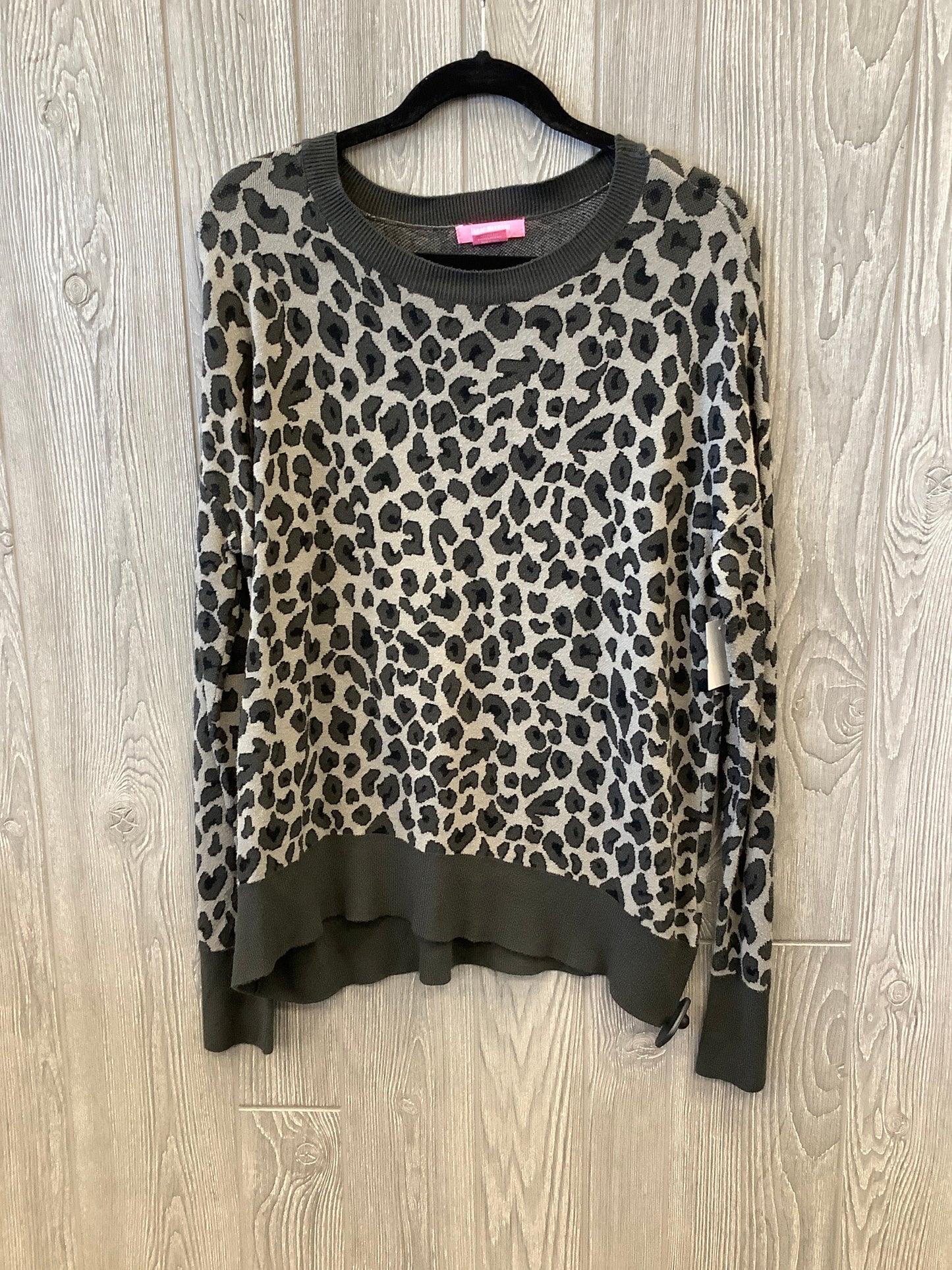 Sweater By Isaac Mizrahi Live Qvc In Grey, Size: Xl