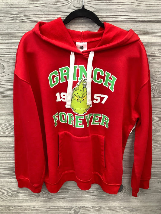 Sweatshirt Hoodie By Cmf In Red, Size: Xl