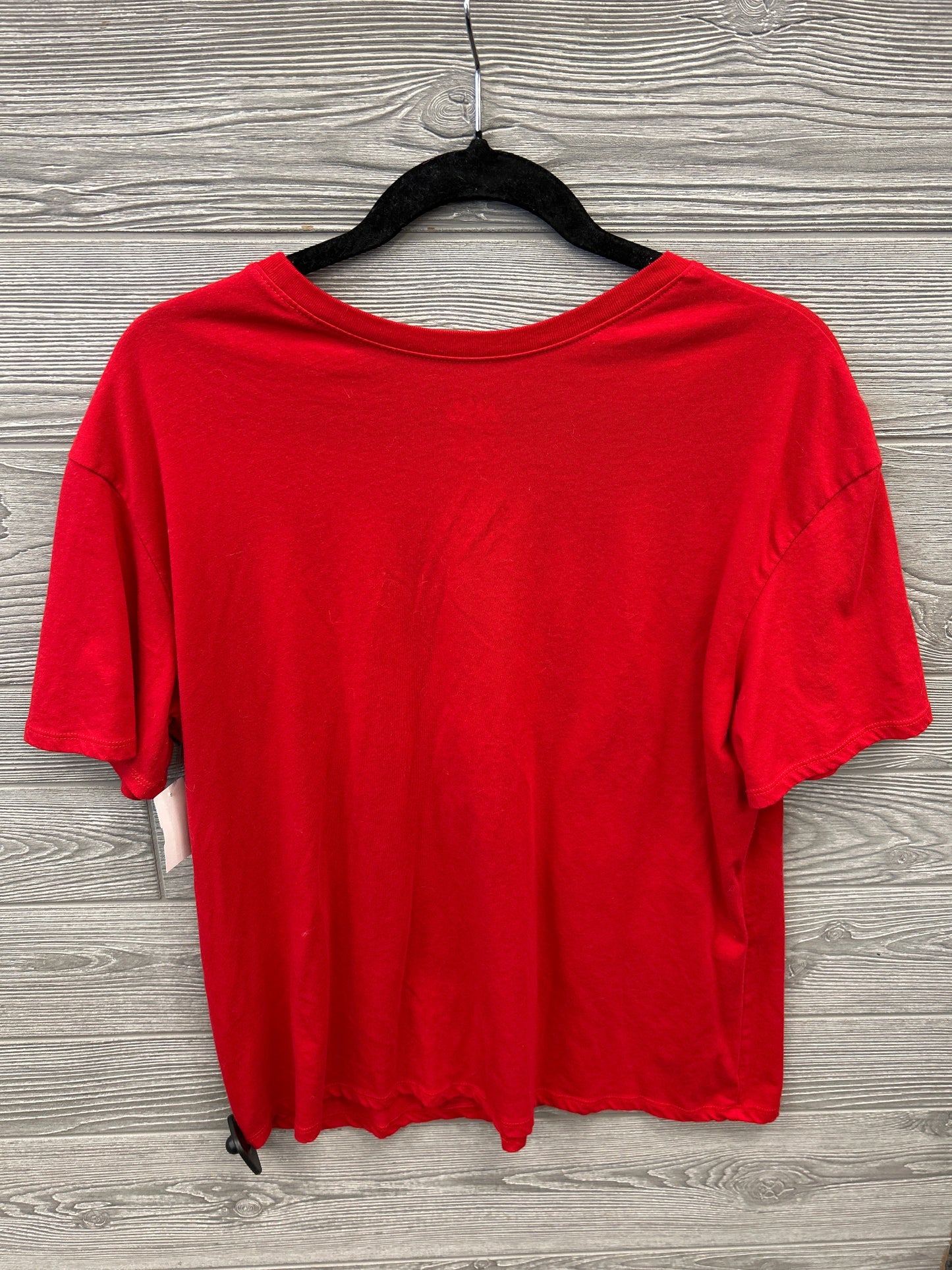 Top Short Sleeve By Cmf In Red, Size: Xl