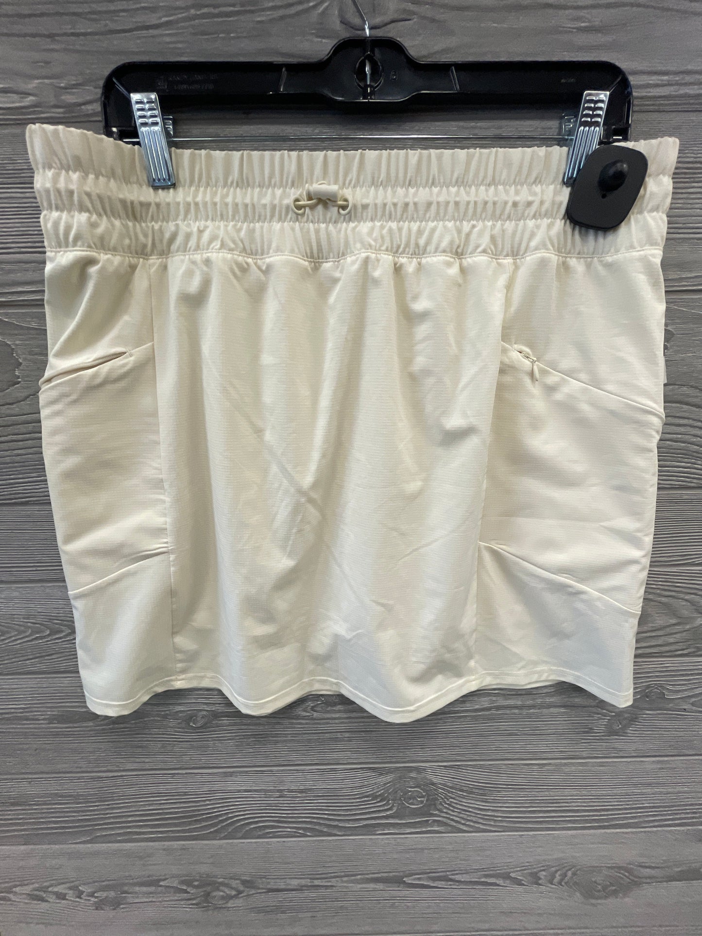 Athletic Skirt By Mta Pro In Cream, Size: L