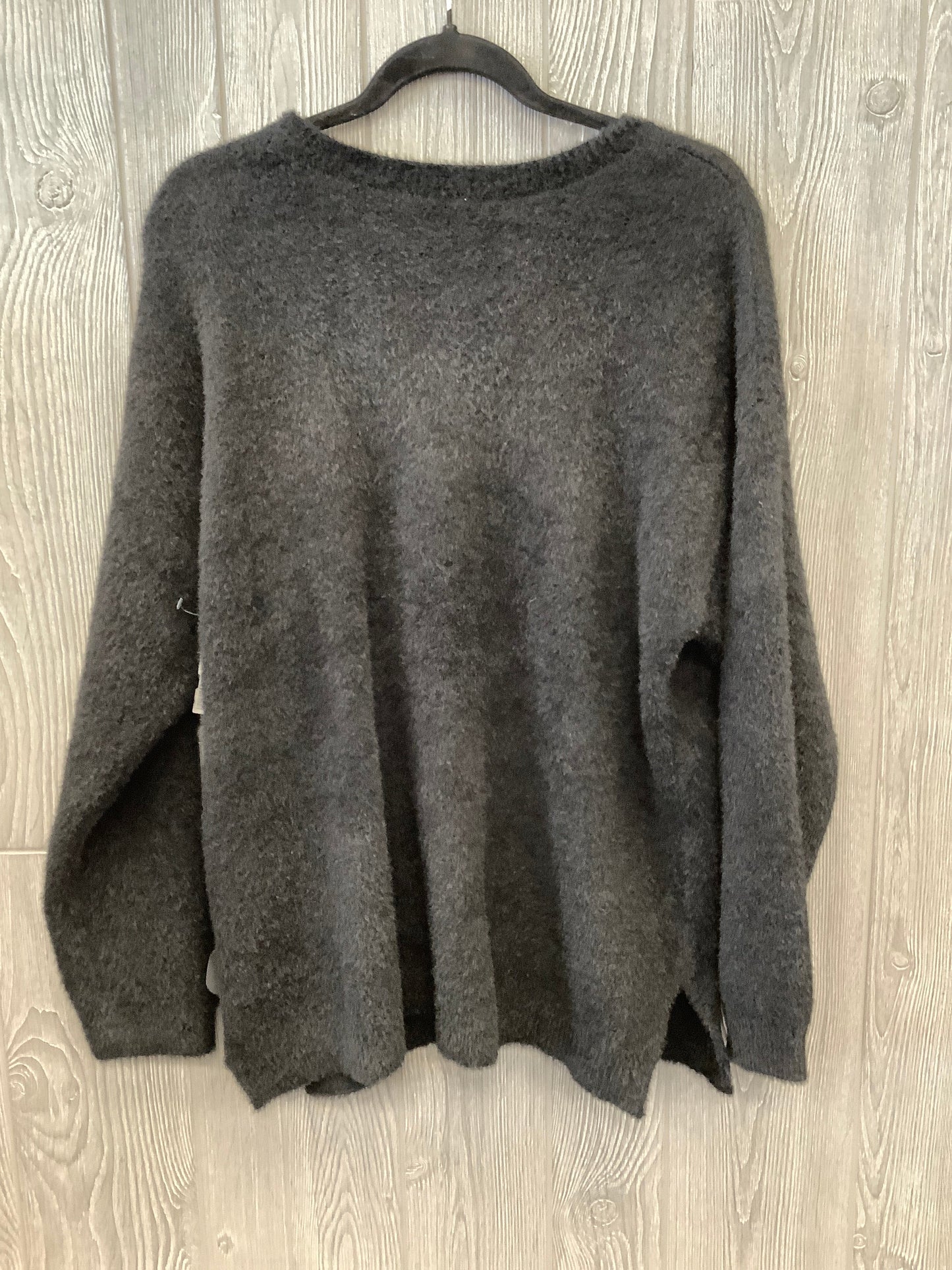 Sweater By Terra & Sky In Black, Size: 1x